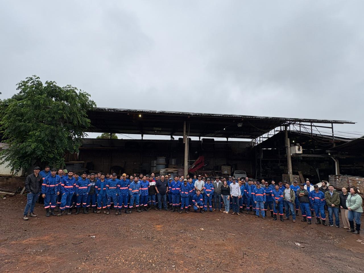 Café da manhã com os colaboradores da Getel/J.Mendes (Foto: Divulgação)