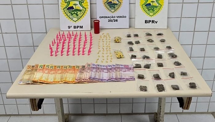 Polícia Militar prende 3 pessoas e apreende drogas em Matinhos