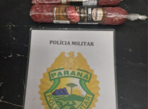 Homem é preso após furtar salames em supermercado de Guarapuava