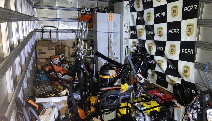 PCPR recupera equipamentos de alto valor em Quatro Barras em menos de 24 horas