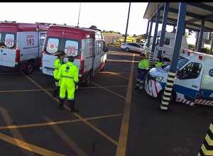 Socorristas da EPR Iguaçu ajudam parto de gêmeos em Candói