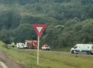 Veículo sai da pista na BR-277 e causa morte em Guarapuava