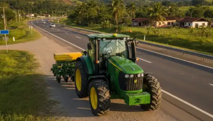 Comissão aprova uso de acostamento por tratores em rodovias