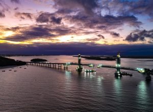 Estado prepara maior queima de fogos da história do Litoral na Ponte de Guaratuba