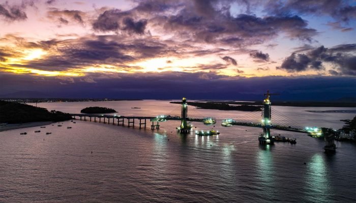 Estado prepara maior queima de fogos da história do Litoral na Ponte de Guaratuba