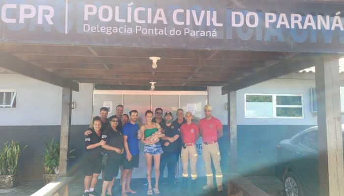 Polícia Civil do Paraná salva bebê engasgada em Pontal do Paraná