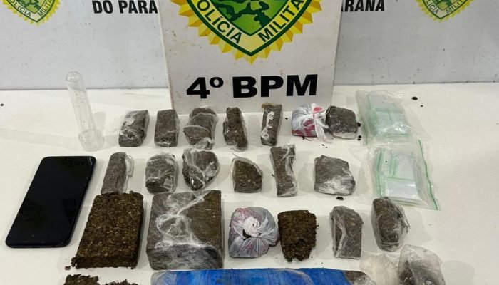 Polícia Militar do Paraná prende suspeito por tráfico de drogas em Maringá após denúncia anônima