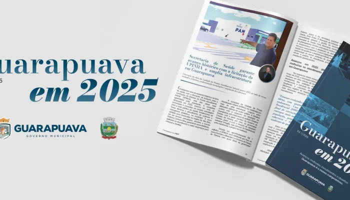 Prefeitura de Guarapuava lança revista eletrônica que reúne ações, obras e projetos de 2025
