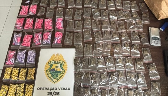 Polícia Militar prende casal e apreende drogas em Matinhos