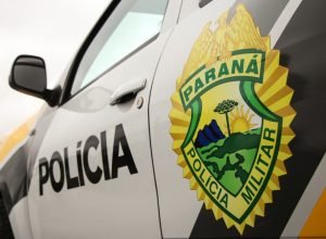 Moto em chamas encontrada dentro de riacho em Guarapuava