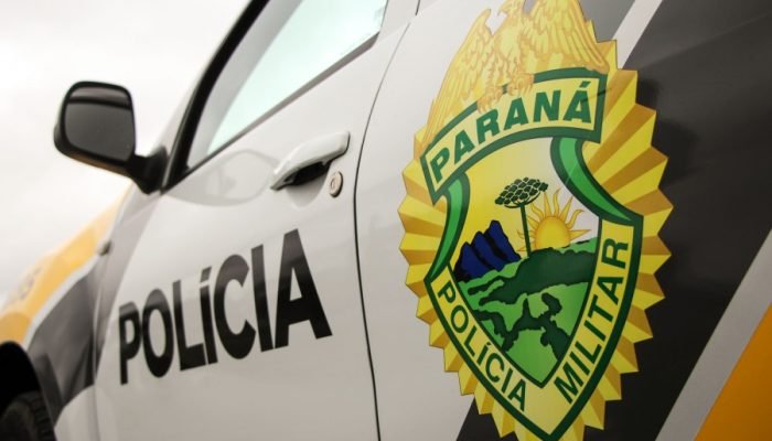 Moto em chamas encontrada dentro de riacho em Guarapuava