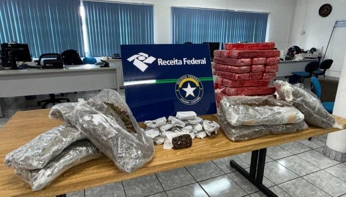 Receita Federal apreende quase 30 kg de drogas em transportadoras de Cascavel