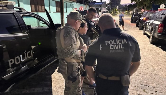 PCPR apreende revólver e munições em Guaratuba