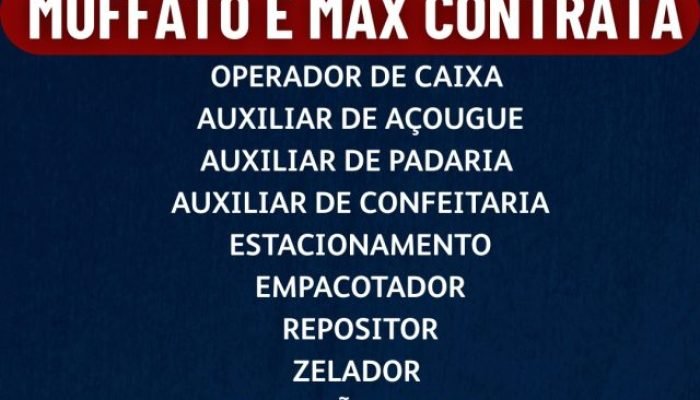 Muffato anuncia vagas de emprego para o ano