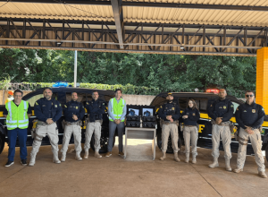 EPR Iguaçu entrega viaturas e equipamentos às Polícias Rodoviárias de Guarapuava, Cascavel e Foz