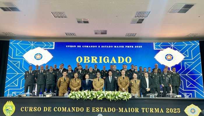 Polícia Militar do Paraná realiza formatura do Curso de Comando e Estado-Maior – Turma 2025
