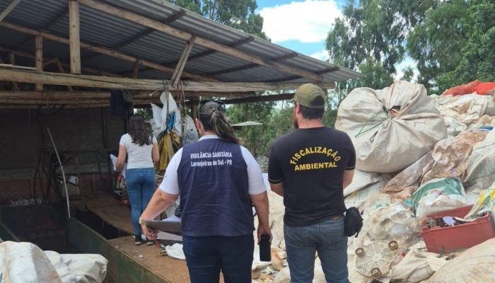 Operação em Laranjeiras do Sul aplica R$ 50 mil em multas por depósitos irregulares