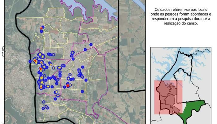 Censo com apoio da Unila revela perfil dos moradores de rua em Foz do Iguaçu
