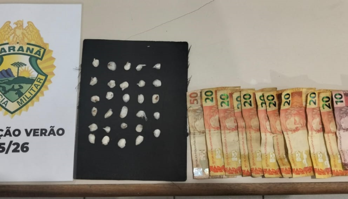 PMPR prende dois homens por tráfico de drogas em Guaratuba