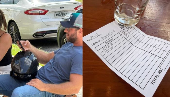 Deputado Requião Filho foi visto em bar de Curitiba momentos antes de pilotar supermoto (Divulgação/Redes Sociais)