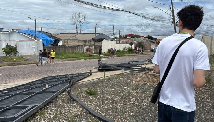 Simepar avalia intensidade do tornado em São José dos Pinhais