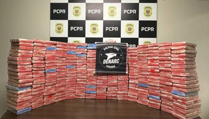 PCPR apreende 328 quilos de cocaína e prende duas mulheres em flagrante no Sudoeste do Estado