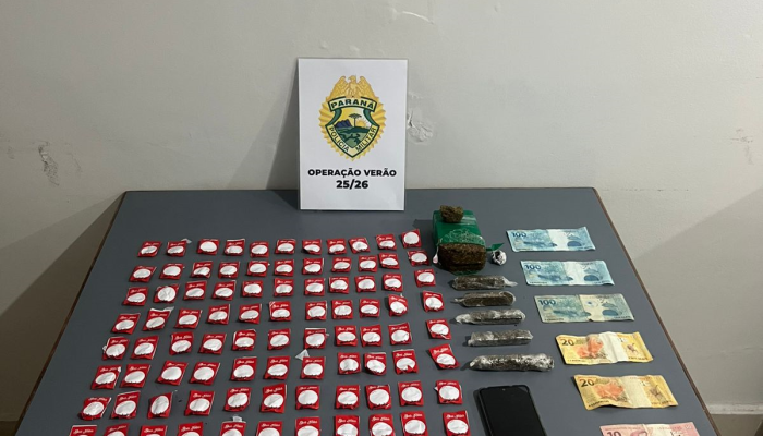 Polícia Militar desarticula ponto de tráfico em Guaratuba