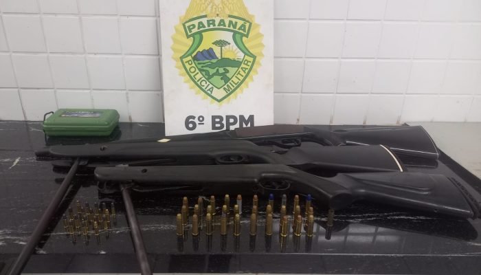 Polícia Militar prende homem por porte ilegal de arma de fogo em Cascavel
