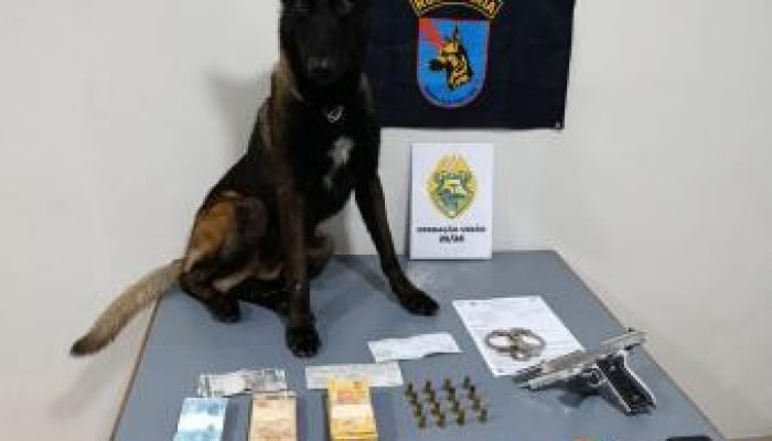 PMPR prende foragido com pistola e R$ 34 mil em Guaratuba