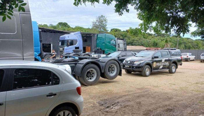 Polícia Civil apreende travas de caminhão pirateadas em São José dos Pinhais