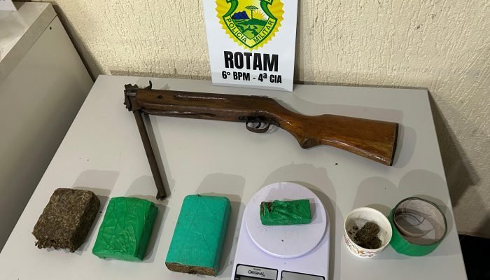 PMPR prende pai e filho por tráfico de drogas em Capitão Leônidas Marques